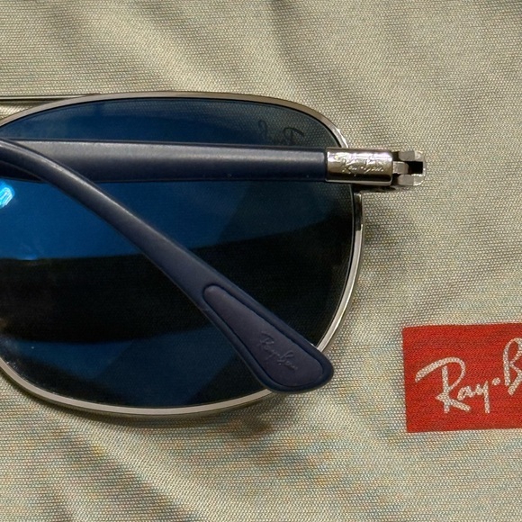 Ray Ban Sunglasses (RB3670) Gunmetal Frame with blue gray lenses - Picture 12 of 13